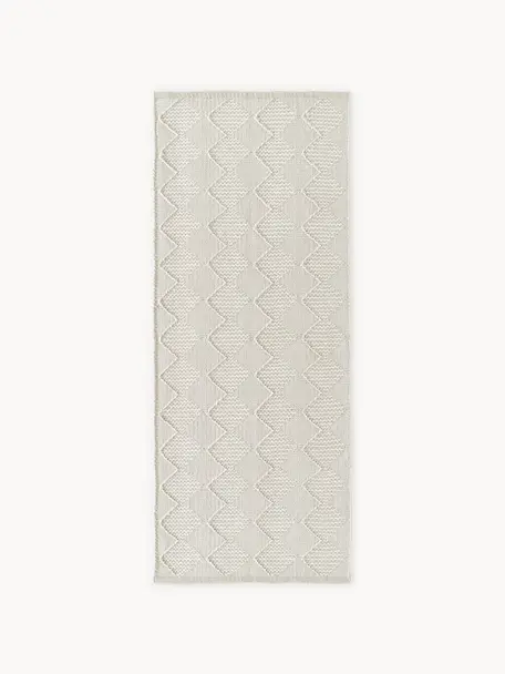 Tapis d'extérieur avec texture en relief Barcelone, 100 % polyester, certifié GRS

Le matériau est certifié STANDARD 100 OEKO-TEX®, 11-62055, Shirley, Beige, larg. 80 x long. 200 cm