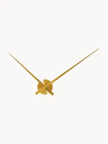 Nástěnné hodiny Little Big Time, Lakovaný hliník, Zlatá, Ø 90 cm