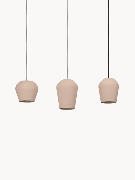 Grande suspension Cambaito, Beige clair, larg. 77 x haut. 110 cm