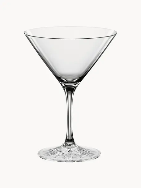 Martinigläser Perfect Serve Collection, 4 Stück, Kristallglas, Transparent, Ø 10 x H 14 cm, 160 ml