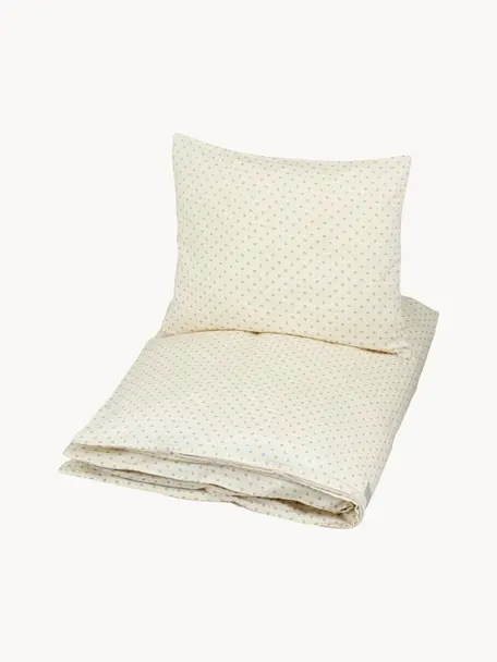 Biancheria da letto per bambini in cotone organico Capri, 100% cotone organico, certificato GOTS

La biancheria da letto in cotone è piacevolmente morbida sulla pelle, assorbe bene l'umidità ed è adatta a chi soffre di allergie, Capri, 70 x 100 cm + 1 federa 40 x 45 cm