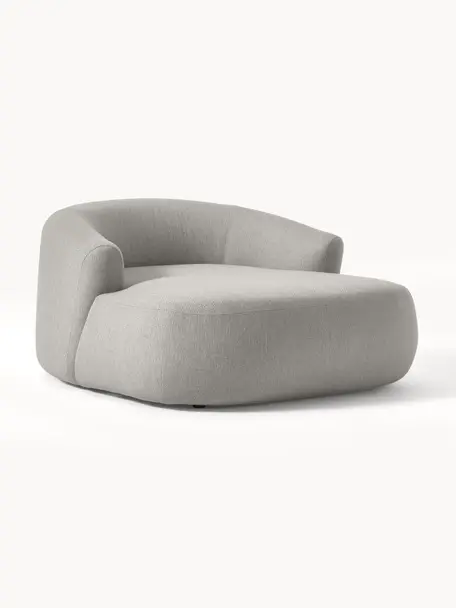 Sillón grande Sofia, Tapizado: 100% polipropileno Alta r, Estructura: madera de abeto, tablero , Patas: plástico El material util, Tejido gris, An 145 x F 144 cm