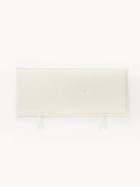 Cojín de banco Ortun, Tapizado: 100% polipropileno, Off White, An 48 x L 120 cm