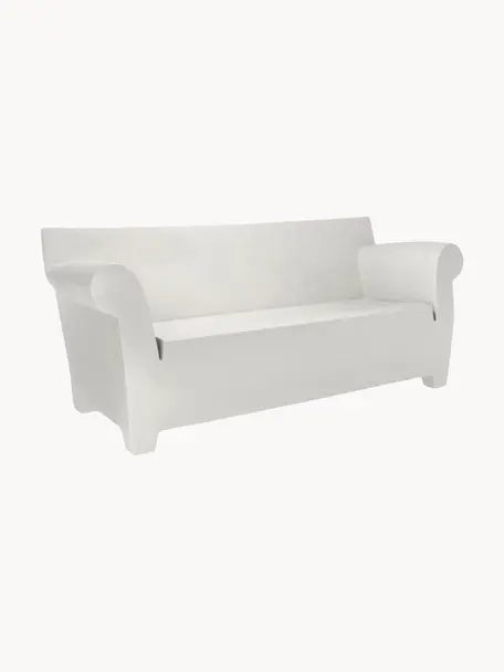 Gartensofa Bubble Club, Polyethylen, Weiß, B 189 x T 75 cm