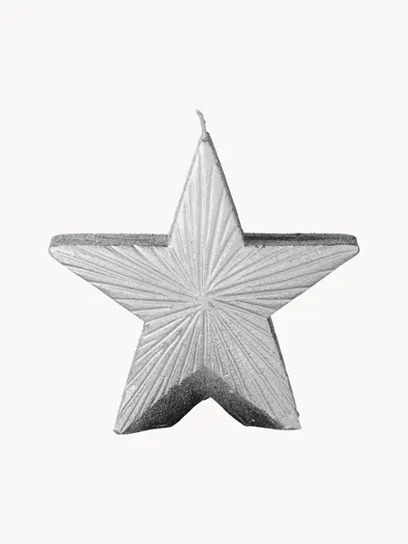 Candela Nordic, Cera, Argentato, Larg. 12 x Alt. 11 cm