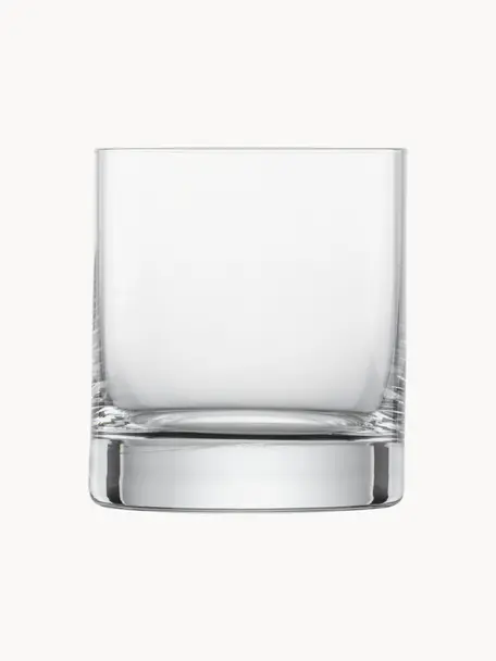 Vasos old fashioned de cristal Tavoro, 4 uds., Cristal Tritan

¡Trae el brillo del cristal a tu mesa de comedor! El cristal es excepcionalmente transparente y pesado, lo que significa que se siente valioso y al mismo tiempo tiene un buen aspecto. Además, los delicados cortes hacen de cada pieza un detalle especial, práctico y bonito., Transparente, Ø 8 x Al 9 cm, 300 ml