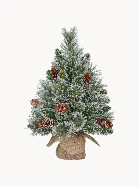 Albero di Natale innevato artificiale Vandans, in varie misure, Plastica, Senza LED, Ø 30 x Alt. 45 cm