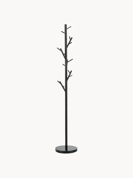 Kleiderständer Tree, Stahlrohr, pulverbeschichtet, Schwarz, H 170 cm