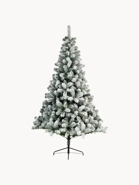 Sapin de Noël artificiel North Pole, Vert, blanc, Ø 137 x haut. 210 cm