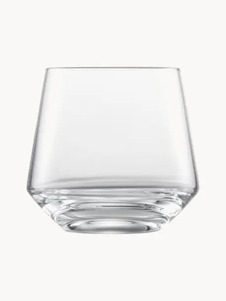 Verres à whisky en cristal Pure, 4 pièces, Verre cristal Tritan

Apportez l'éclat du cristal à votre table ! Ce verre est d'une transparence exceptionnelle et d'un poids agréable, ce qui lui donne une sensation de qualité et un aspect élégant. De plus, les coupes fines rendent chaque pièce unique, en faisant un objet à la fois pratique et esthétique, Transparent, Ø 10 x haut. 9 cm, 380 ml
