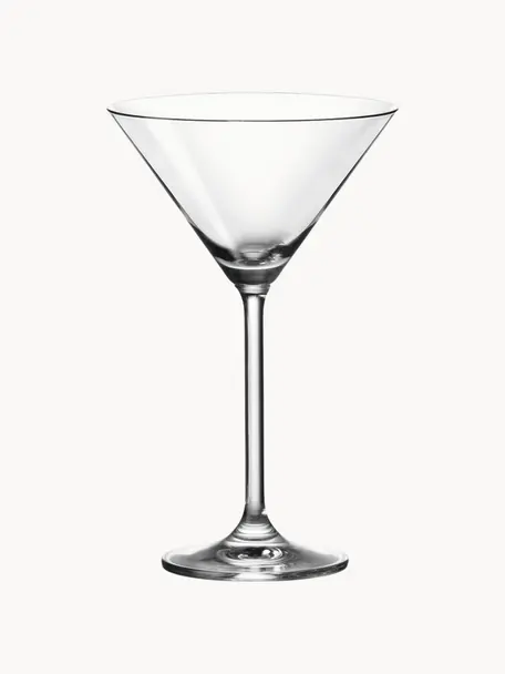 Cocktailglazen Daily, 6 stuks, Glas, Transparant, Ø 12 x H 18 cm, 270 ml