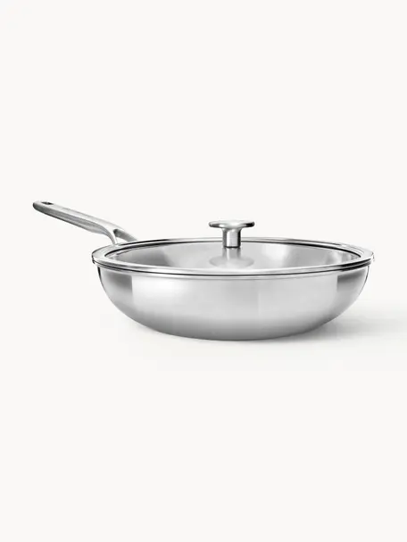 Wok KitchenAid, Odtiene striebornej, Ø 28 cm