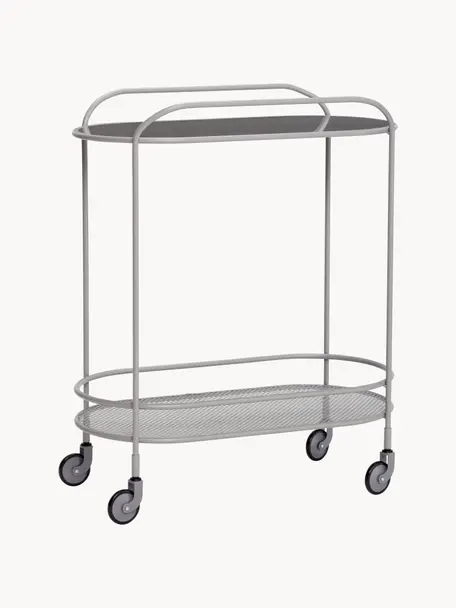 Carrello da portata Reflect, Metallo rivestito, Argentato, Larg. 71 x Alt. 86 cm