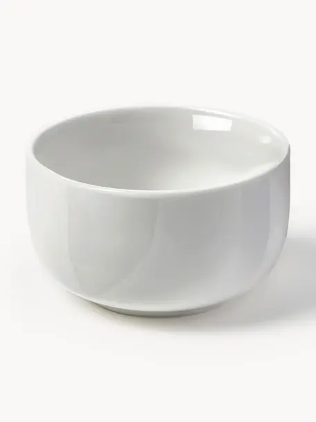 Bols à apéritif en porcelaine Nessa, 3 pièces, Porcelaine de haute qualité, émaillé, Blanc cassé, haute brillance, Ø 11 x haut. 6 cm