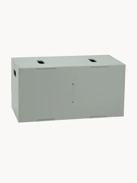 Boîte de rangement en bois Cube, Placage bouleau, laqué

Ce produit est fabriqué à partir de bois certifié FSC® issu d'une exploitation durable, Vert sauge, larg. 72 x haut. 36 cm