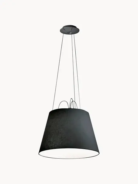 Lampa wisząca Tolomeo Mega, Czarny, Ø 42 x W 29 cm