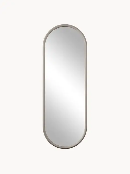 Oválné nástěnné zrcadlo Angui, Světle béžová, Š 29 cm, V 78 cm