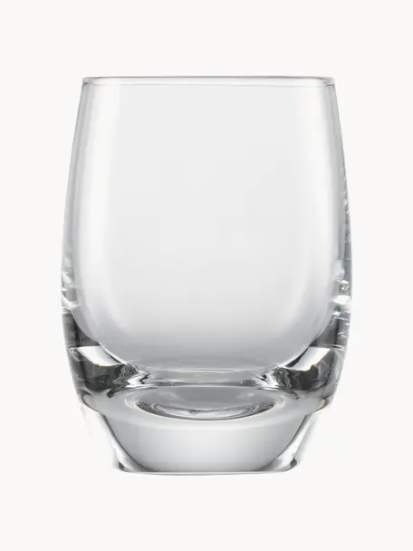 Vasos chupito de cristal For You, 4 uds., Cristal Tritan, Transparente, Ø 5 x Al 6 cm, 70 ml