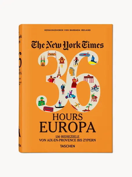 Ilustrovaná kniha 36 Hours. Europa, Papier, flexibilná väzba, 36 hodín – 125 víkendov v Európe, Š 17 x V 24 cm