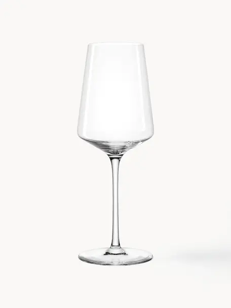 Bicchiere da vino bianco Puccini 6 pz, Vetro Teqton®, Trasparente, Ø 8 x Alt. 23 cm, 400 ml