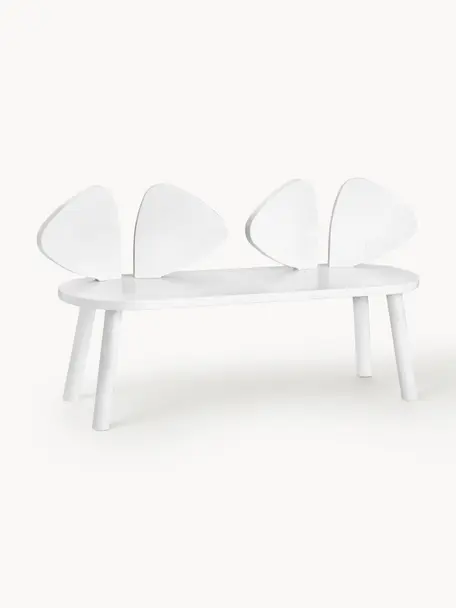 Banc pour enfants en bois de chêne Mouse, Bois de chêne, laqué, certifié FSC

Ce produit est fabriqué à partir de bois certifié FSC® et issu d'une exploitation durable, Blanc, larg. 89 x haut. 46 cm