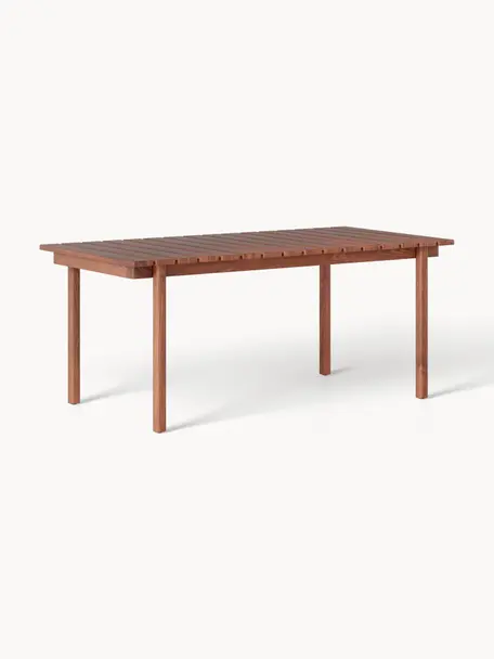 Table de jardin Matheus, 180 x 90 cm, Bois d'acacia massif

Ce produit est fabriqué à partir de bois certifié FSC® issu d'une exploitation durable, Bois d'acacia, larg. 180 x prof. 90 cm