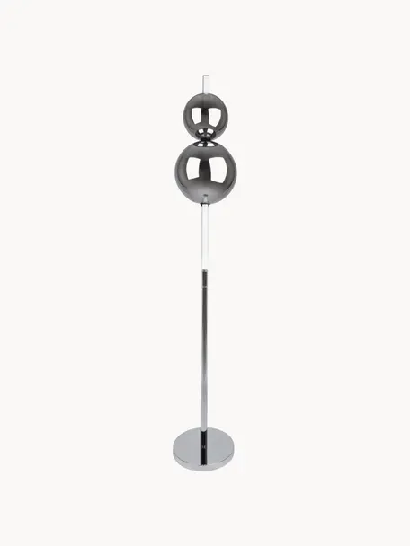 Lampadaire LED Nova, Argenté, gris, larg. 45 x haut. 74 cm