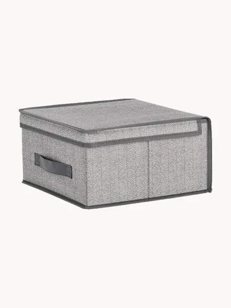 Boîte de rangement pliable Tidy, larg. 30 cm, Tons gris, larg. 30 x prof. 30 cm