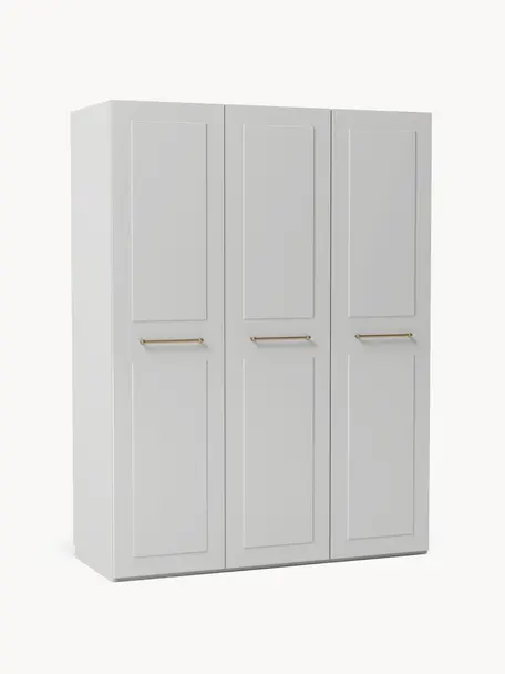 Modulární skříň s otočnými dveřmi Charlotte, šířka 150 cm, více variant, Šedá, Interiér Classic, Š 150 x V 236 cm