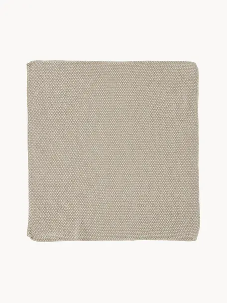 Torchons en coton Soft, 3 pièces, 100 % coton, Beige clair, larg. 29 x long. 30 cm