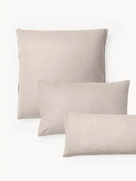 Federa in flanella Biba, Beige, Larg. 50 x Lung. 80 cm
