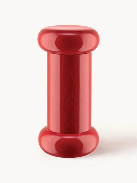 Młynek Twergi, Drewno bukowe, młynek ceramiczny, Czerwony, Ø 7 x W 15 cm