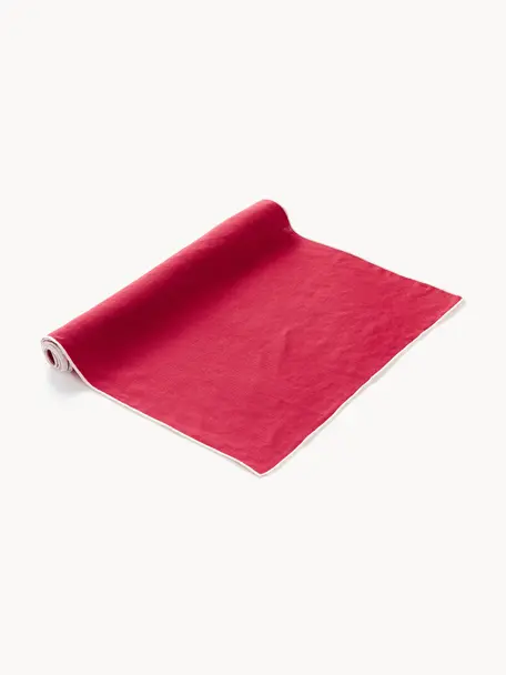 Leinen-Tischläufer Kennedy mit Umkettelung, 100 % gewaschenes Leinen

Leinen ist eine Naturfaser, welche sich durch Atmungsaktivität, Strapazierfähigkeit und Weichheit auszeichnet.

Das in diesem Produkt verwendete Material ist schadstoffgeprüft und zertifiziert nach STANDARD 100 by OEKO-TEX®, 6760CIT, CITEVE., Rot, Weiß, B 40 x L 150 cm