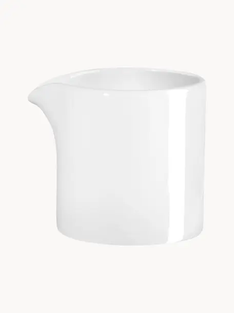 XS melkkan à table van beenderporselein, Beenderporselein (porselein)
Fine Bone China is een zacht porselein, dat zich vooral onderscheidt door zijn briljante, doorschijnende glans., Wit, glanzend, Ø 5 x H 5 cm