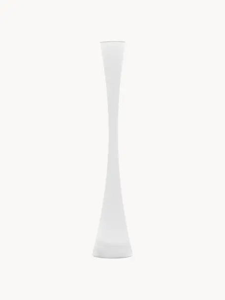 Lampada da terra grande da esterno con luce regolabile e telecomando Biconica, Plastica, Bianco, Alt. 195 cm