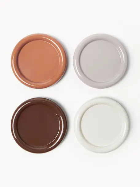 Set di 4 sottobicchieri Yael, Pannello di fibra a media densità (MDF) laccato

Questo prodotto è realizzato con legno di provenienza sostenibile e certificato FSC®, Terracotta, grigio chiaro, torrone, bianco lucido, Ø 12 cm