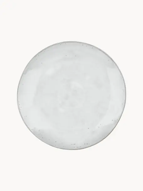 Ručně vyrobené podtalíře Nordic Sand, 4 ks, Kamenina, Světle šedá, Ø 31 cm