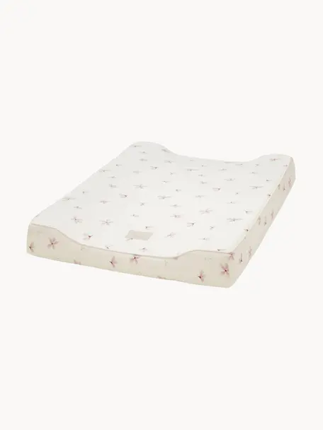 Matelas à langer coton bio Wildflower, Wildflower, larg. 50 x long. 65 cm