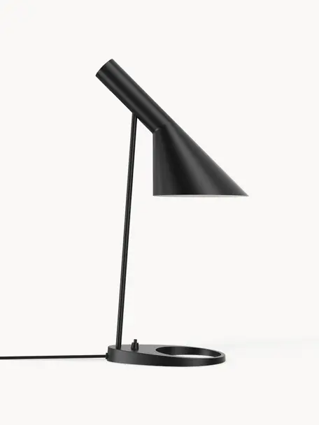 Bureaulamp AJ, verschillende formaten, Lamp: gecoat staal, Zwart, Ø 35 x H 56 cm