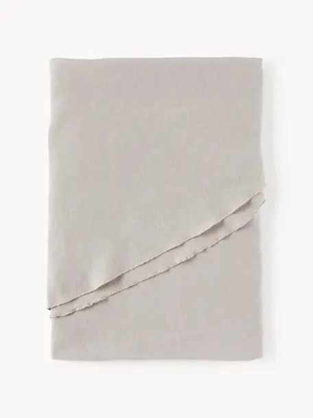 Runde Leinen-Tischdecke Kennedy mit Umkettelung, 100 % gewaschenes Leinen, European Flax zertifiziert

Das in diesem Produkt verwendete Material ist schadstoffgeprüft und zertifiziert nach STANDARD 100 by OEKO-TEX®, 6760CIT, CITEVE, Grau, Beige, 4-6 Personen (Ø 180 cm)