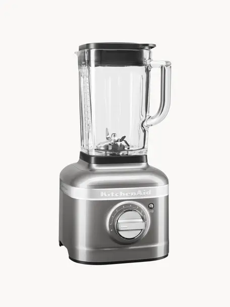 Standmixer Artisan, Gehäuse: Spritzgussmetall, Messer: Edelstahl, Silberfarben, glänzend, B 20 x H 40 cm