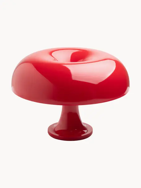 Malá stolní lampa Nessino, Červená, Š 32 cm, V 22 cm
