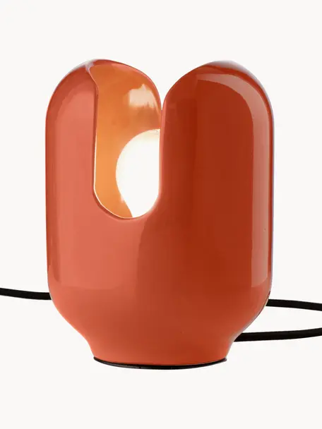 Malá stolní lampa Batucada, ručně vyrobeno, Oranžová, Ø 15 cm, V 20 cm