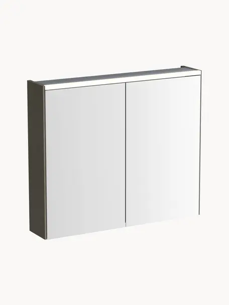 Specchio nero dell'arco 33x31 pollici, specchio arcuato nero del bagno con  la lega di alluminio : : Casa e cucina