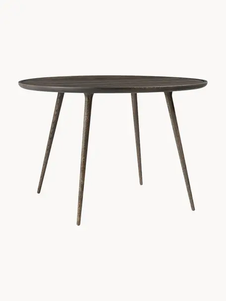 Okrúhly stôl z dubového dreva, Accent rôzne veľkosti, Dubové drevo, s FSC certifikátom, Dubové drevo, tmavé, Ø 110 x V 73 cm