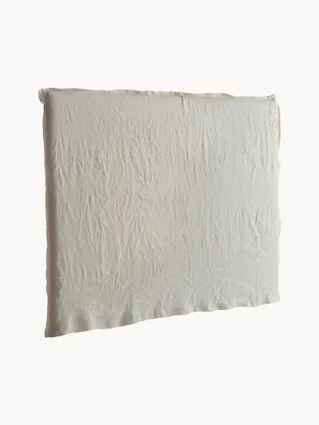 Tête de lit en lin Palma, Lin beige clair, larg. 180 x haut. 122 cm