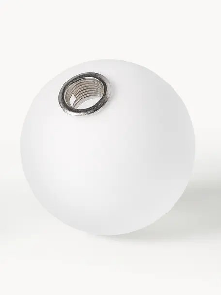 Sfera in vetro di ricambio per Aurelia e Grover, Vetro opale, Bianco, Ø 10 cm