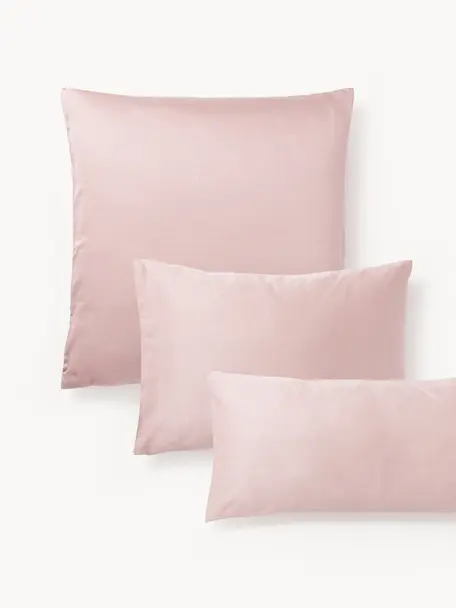 Funda de almohada de satén Comfort, Rosa palo, An 45 x L 110 cm