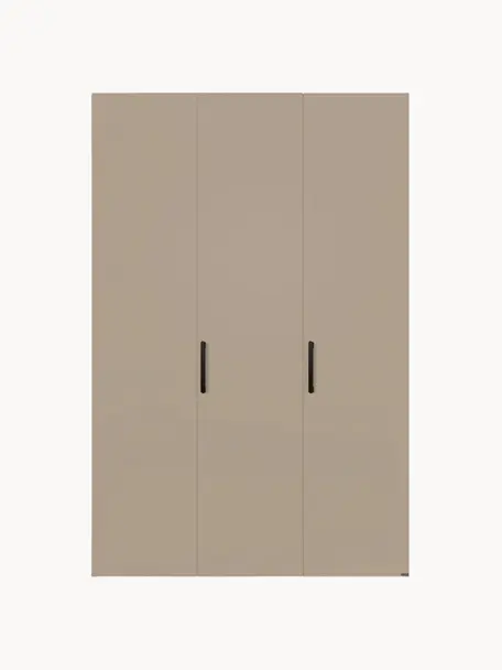 Draaideurkast Madison 3 deuren, inclusief montageservice, Frame: panelen op houtbasis, gel, Zandkleurig, B 152 x H 230 cm