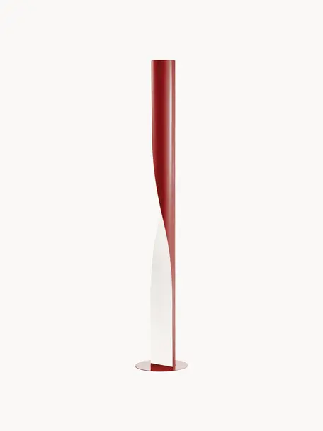 Grote vloerlamp Evita, dimbaar, Diffuser: stof, Rood, H 190 cm
